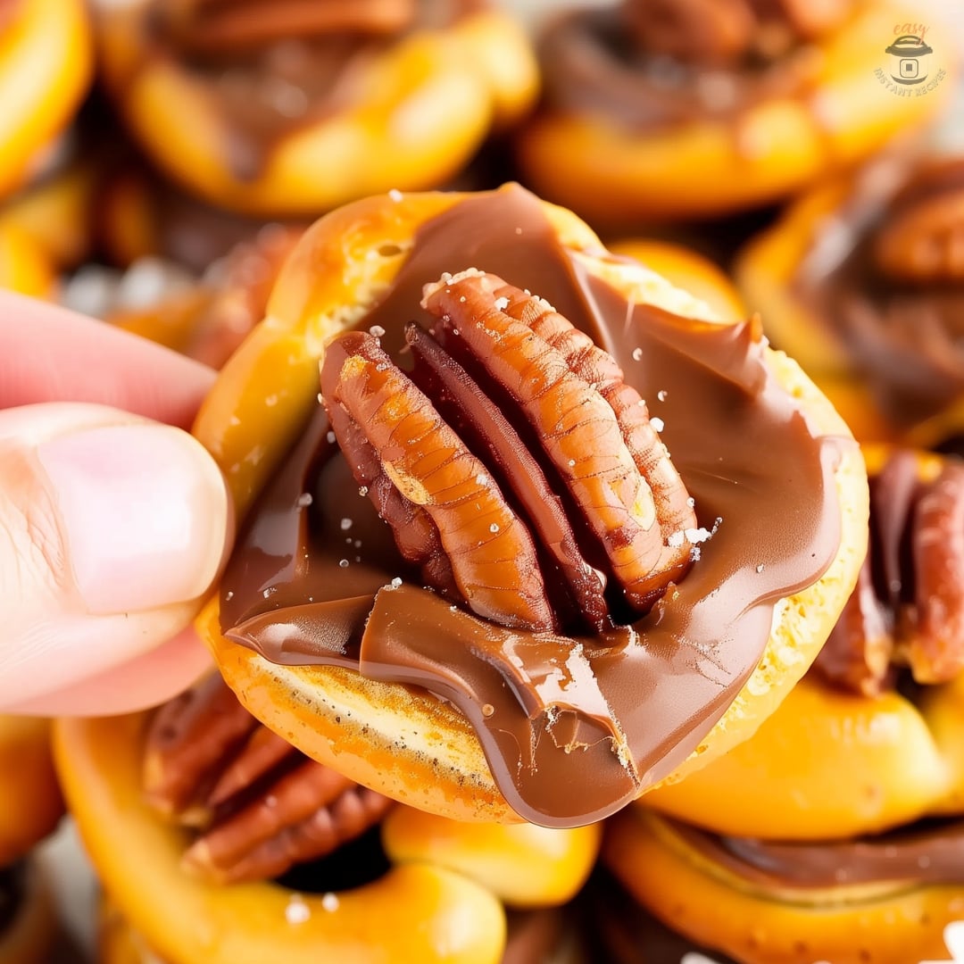 3-Ingredient Rolo Pretzel Turtles