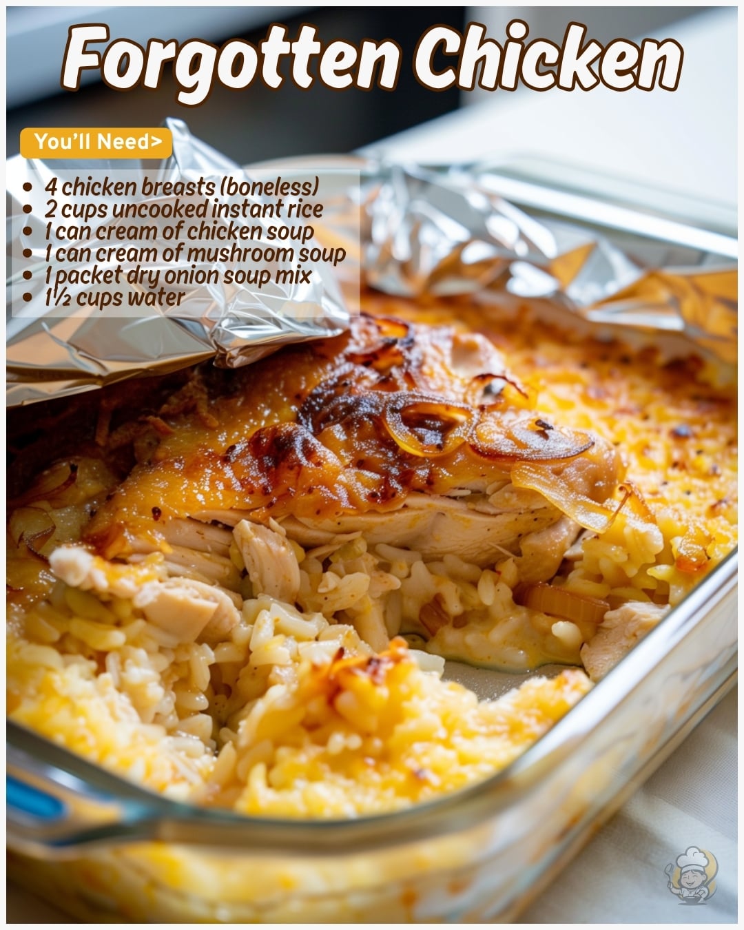 Forgotten Chicken – The Easiest Dinner Recipe That Cooks Itself!