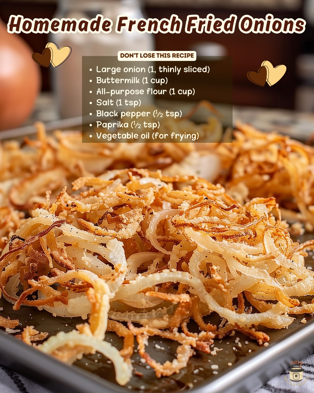 Homemade French Fried Onions