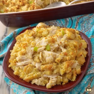 Chicken and Dressing Casserole: 5 Easy Steps to Southern Comfort