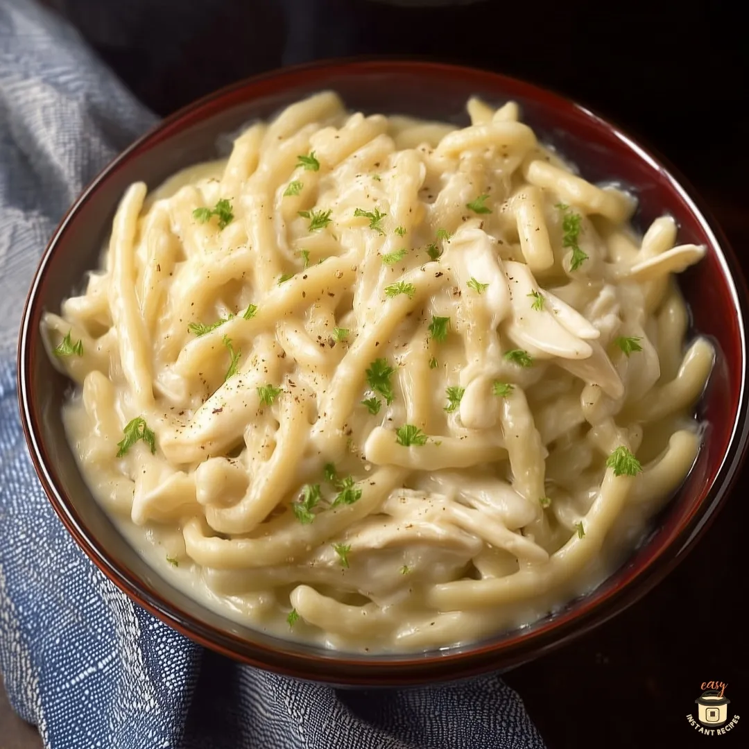 Chicken and Noodles Crockpot Recipe: Cozy Up with This Hearty Meal!