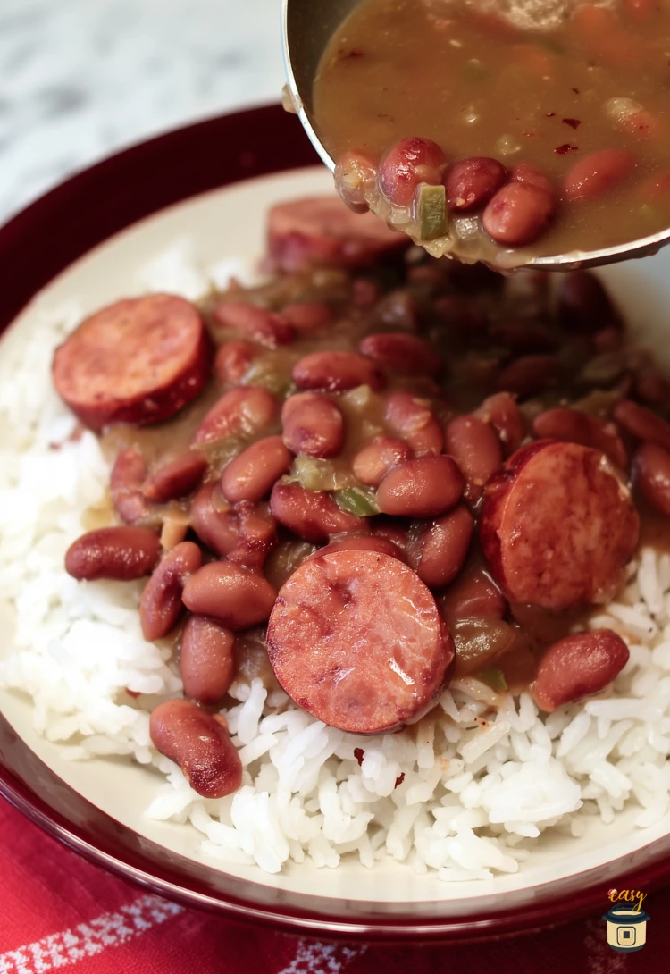 Crock-pot Red Beans And Rice With Sausage Slow Cooker Red Beans And Rice With Sausage Red Beans And Rice With Sausage Croc...