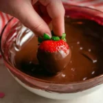 Chocolate Strawberry Cheesecake Cups – Easy Valentine Dessert