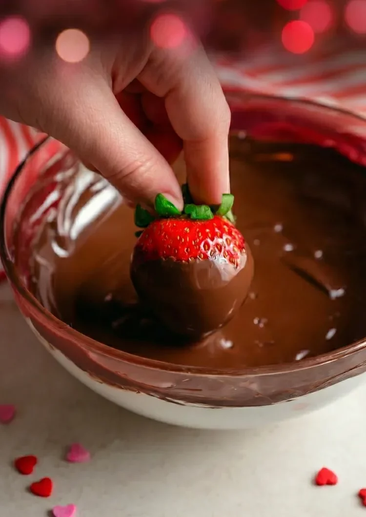 Chocolate Covered Strawberries – Easy Valentine’s Dessert