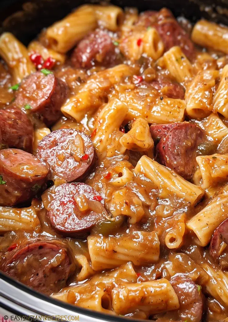 Slow Cooker Chicken and Sausage Pastalaya