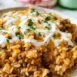 Taco Rice with Queso (Easy One-Pan Dinner Recipe)