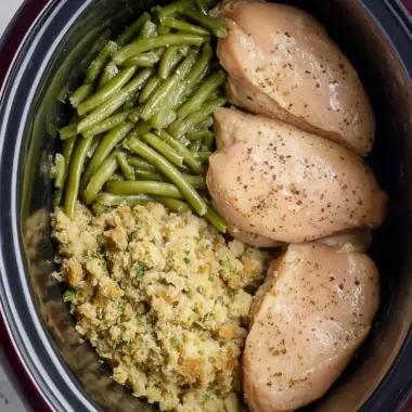 crock pot chicken and stuffing