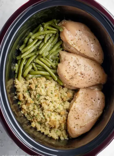 crock pot chicken and stuffing