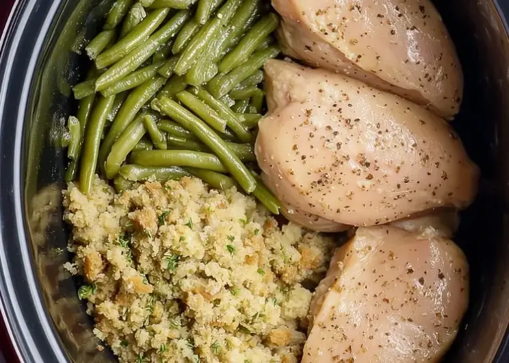 crock pot chicken and stuffing