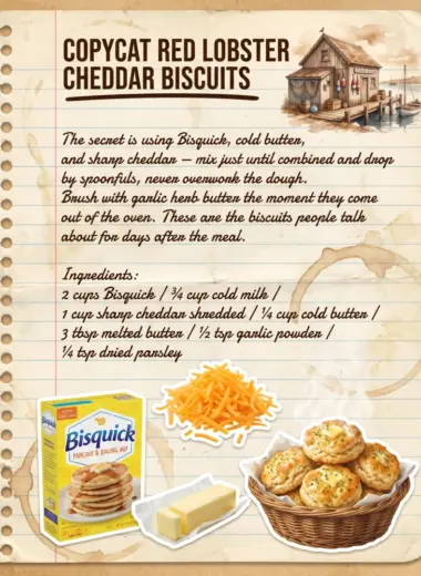 Red Lobster Cheddar Biscuits (That Famous Basket Style)