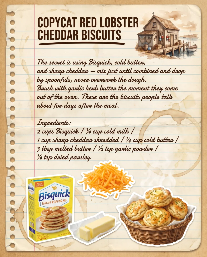 Red Lobster Cheddar Biscuits
