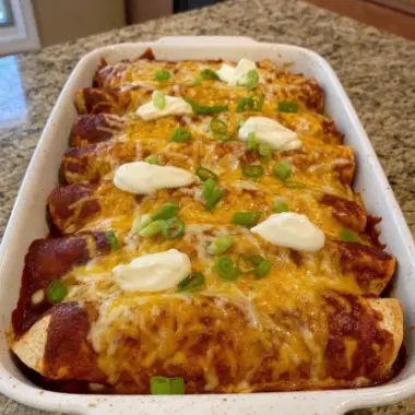 beef and cheese enchiladas
