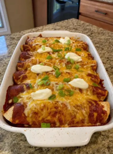 beef and cheese enchiladas