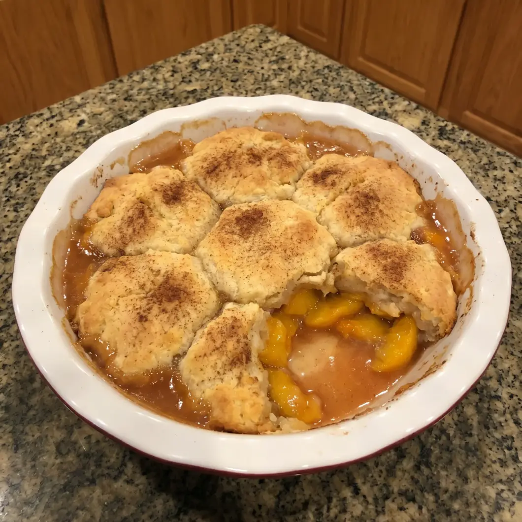 Homemade Peach Cobbler
