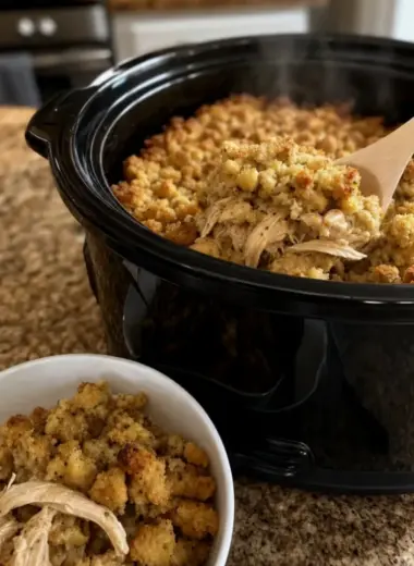 crockpot chicken and stuffing recipe