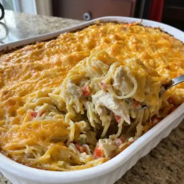 chicken spaghetti casserole