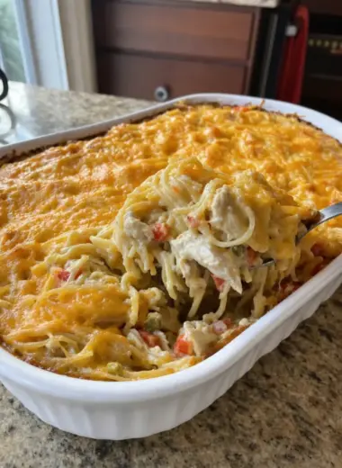 chicken spaghetti casserole