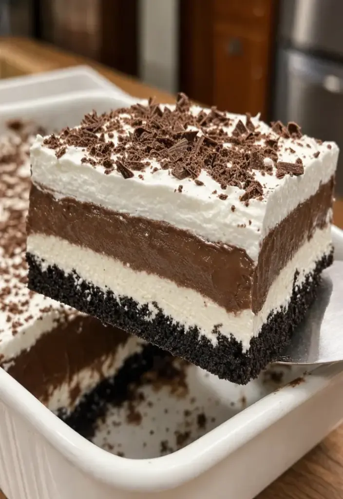 Easy Chocolate Lasagna (No-bake Recipe) - Easy Chocolate Lasagna (No-bake Recipe)