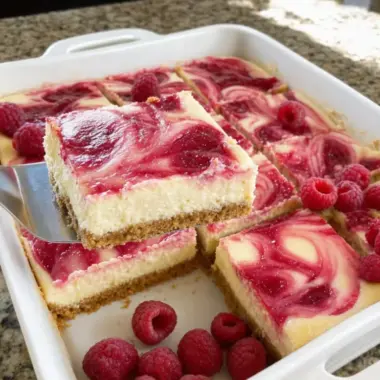 lemon raspberry cheesecake bars