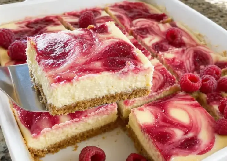 lemon raspberry cheesecake bars