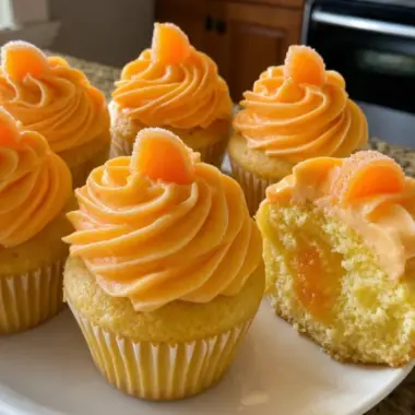 Orange Creamsicle Cupcakes