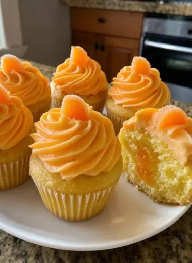 Orange Creamsicle Cupcakes