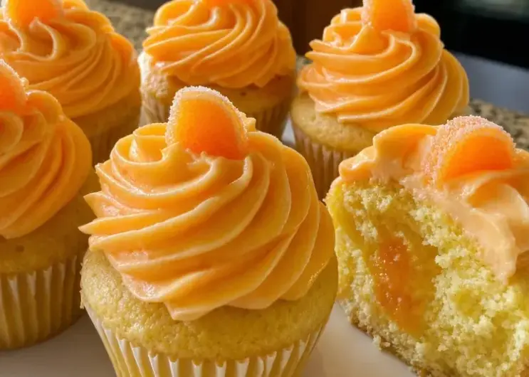 Orange Creamsicle Cupcakes