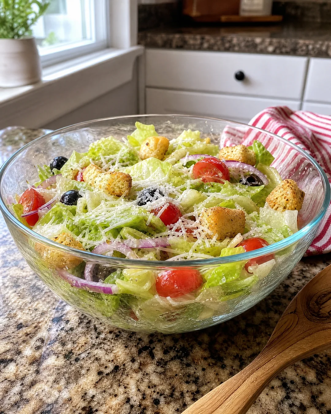 Finished Olive Garden Salad