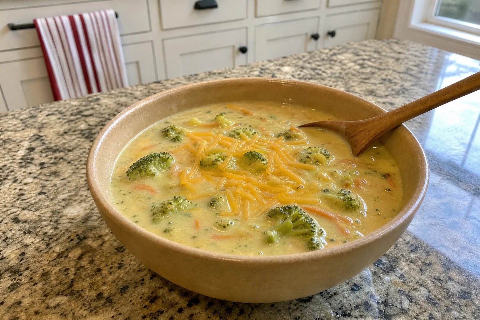 Crockpot Broccoli Cheddar Soup