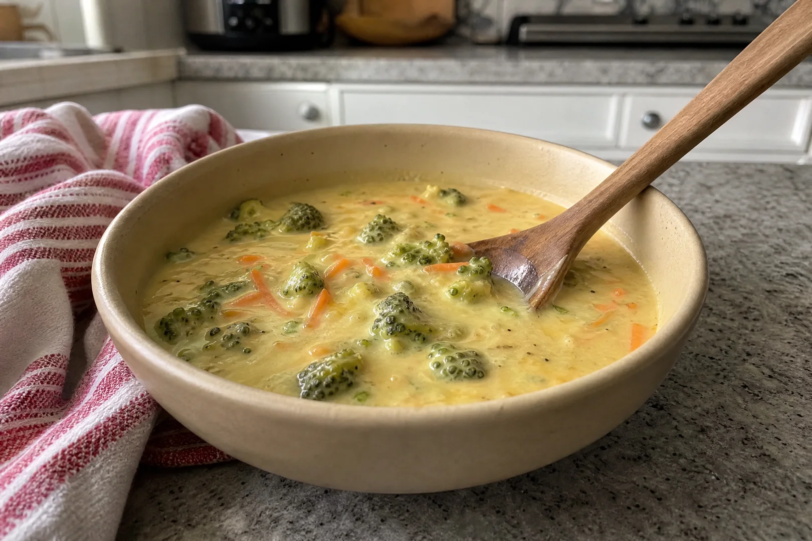 Crockpot Broccoli Cheddar Soup