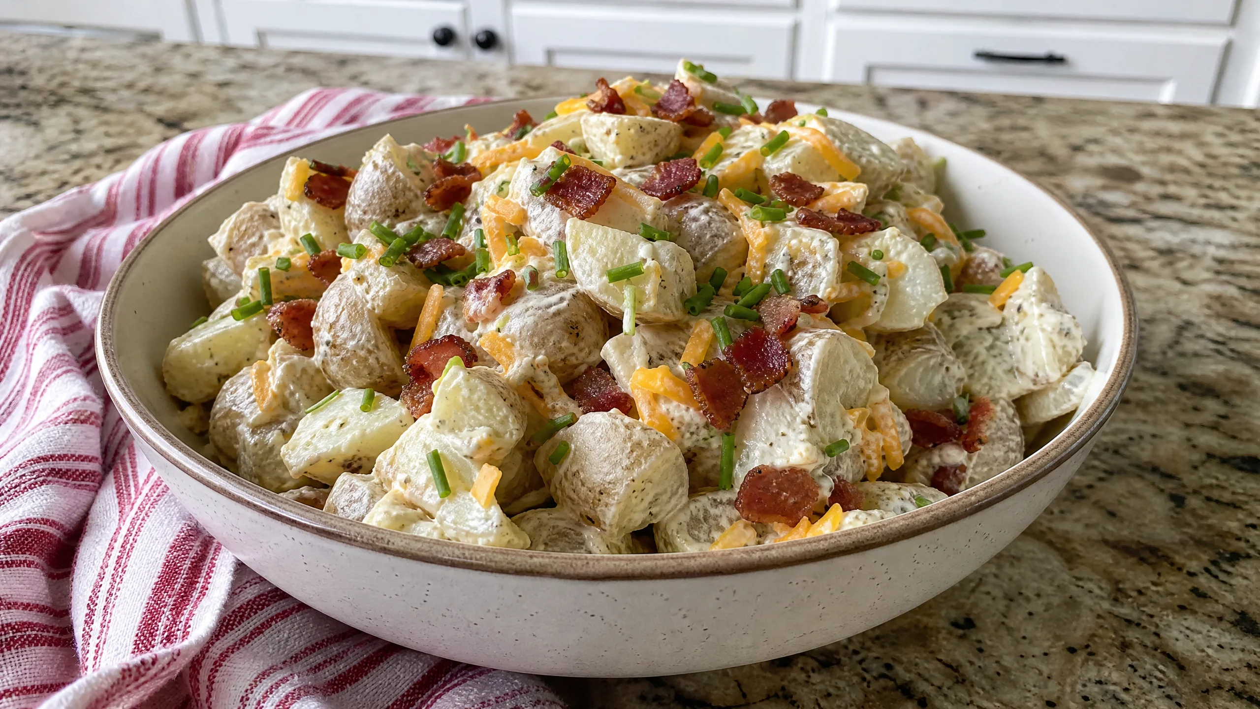 Creamy Bacon Ranch Potato Salad